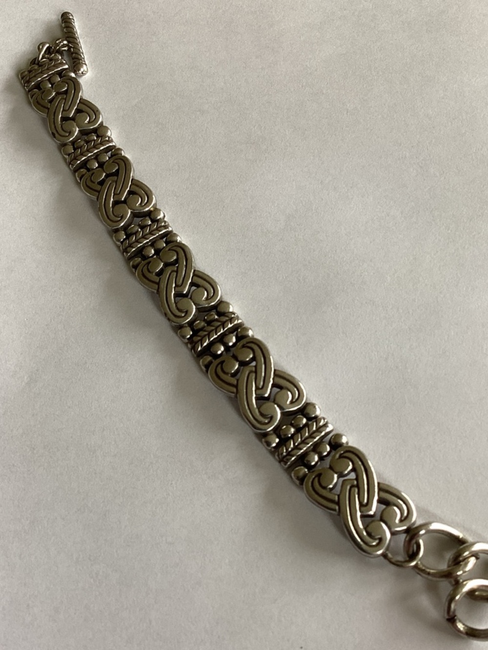 Brighton Silver-Tone Celtic Link Bracelet